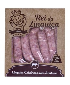 LINGUIÇA REI DA LINGUIÇA CALABRESA COM AZEITONA KG