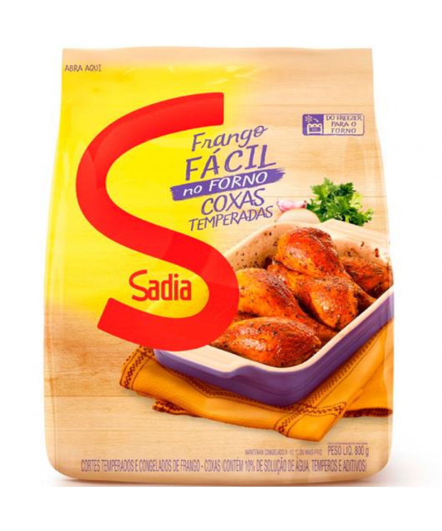 CORTES DE FRANGO SADIA ASSA FÁCIL COXA TEMPERADA CONGELADA KG