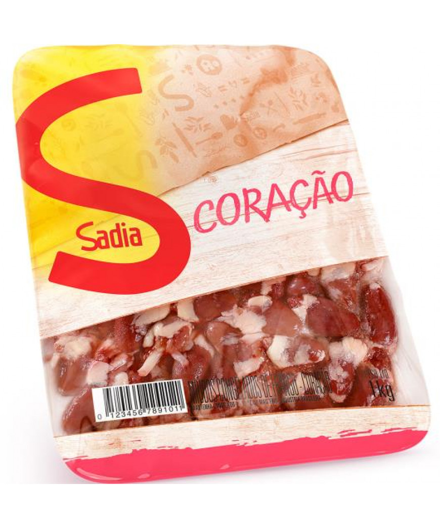 CORAÇÃO DE FRANGO SADIA CONGELADO KG