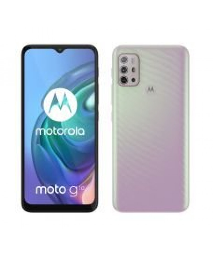 Smartphone Moto G10 Android 11 Dual Chip 64GB 4GB RAM Tela 6,5' Branco Floral