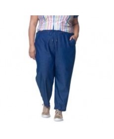 Calça Jeans Feminina Jogger Plus Size