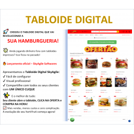 Tabloide Digital para Hamburguerias