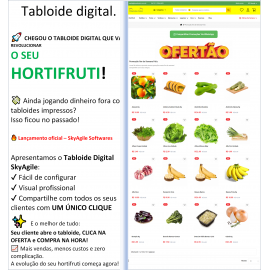 Tabloide Digital para Hortifruti 