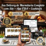 Marmitaria Site + AppS + Programa de Fidelidade Cashback  (Assinatura Avançado) ou mais...