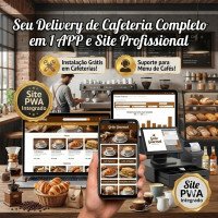 Cafeterias Site + AppS  (Assinatura Básico / Starter) ou mais...