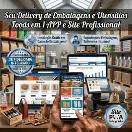 Casa de Embalagens Site + AppS + Programa de Fidel..