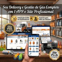 Distribuidora de Gás Site + AppS (Assinatura Básico / Starter) ou mais...