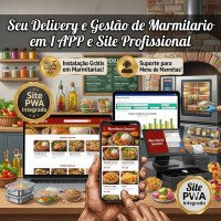 Marmitarias Site + AppS (Assinatura Básico / Starter) ou mais...