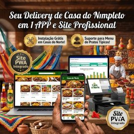 Casa do norte Site + AppS (Assinatura Básico / Starter) ou mais...