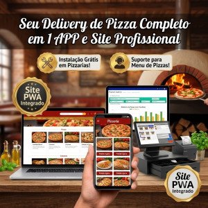 Pizzarias Site + AppS (Assinatura Básico / Starter) ou mais...
