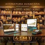 Padaria  (Assinatura Avançado) Site + AppS + Programa de Fidelidade Cashback  ou mais...