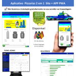 App 2em1 Distribuidora de Gás - site pronto + app