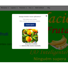 App 2em1  Hortifruti - site pronto + app App 2em1  Hortifruti - site pronto + app