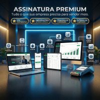 Assinatura Premium Site + Aplicativos PWA + Programa de Fidelidade Cashback  + PDVs + Tabloide + Comanda digital