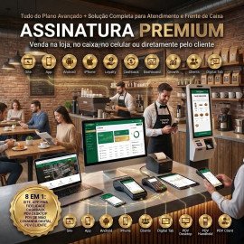 Cafeterias (Assinatura Premium) Site + AppS + Programa de Fidelidade Cashback + PDV