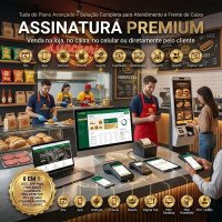 Lancherias  (Assinatura Premium) Site + AppS + Programa de Fidelidade Cashback + PDV