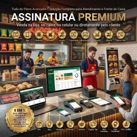 Lancherias  (Assinatura Premium) Site + AppS + Programa de Fidelidade Cashback + PDV