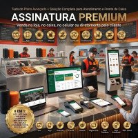 Marmitaria  (Assinatura Premium) Site + AppS + Programa de Fidelidade Cashback + PDV