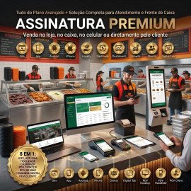 Marmitaria  (Assinatura Premium) Site + AppS + Programa de Fidelidade Cashback + PDV