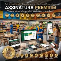 Mercadinho  (Assinatura Premium) Site + AppS + Programa de Fidelidade Cashback + PDV