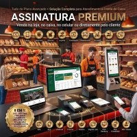 Padaria  (Assinatura Premium) Site + AppS + Programa de Fidelidade Cashback + PDV