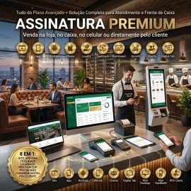 Restaurante  (Assinatura Premium) Site + AppS + Programa de Fidelidade Cashback + PDV