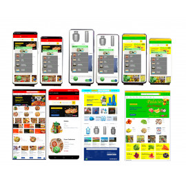 App 2em1 Layout clean Cafeterias - site pronto + app
