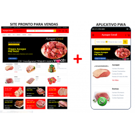 App PWA Açougues - site pronto + app