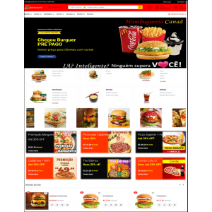 Site Hamburguerias - site pronto