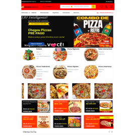 Site Pizzarias - site pronto