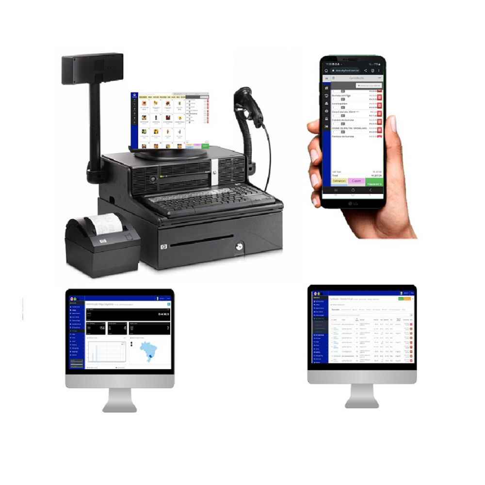 Combo - PDV Ponto de Vendas com site e aplicativo