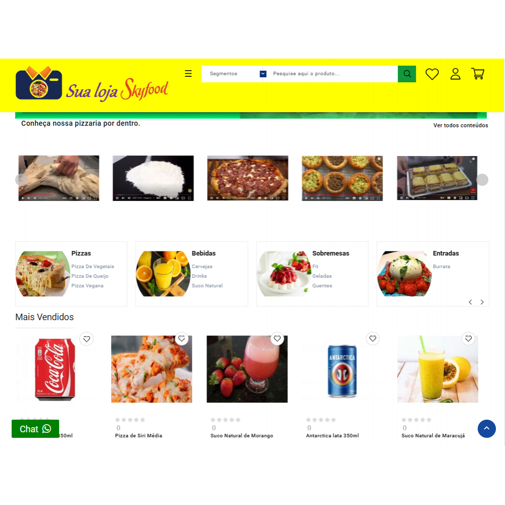 Pizzarias - software pdvs com comanda + site pronto