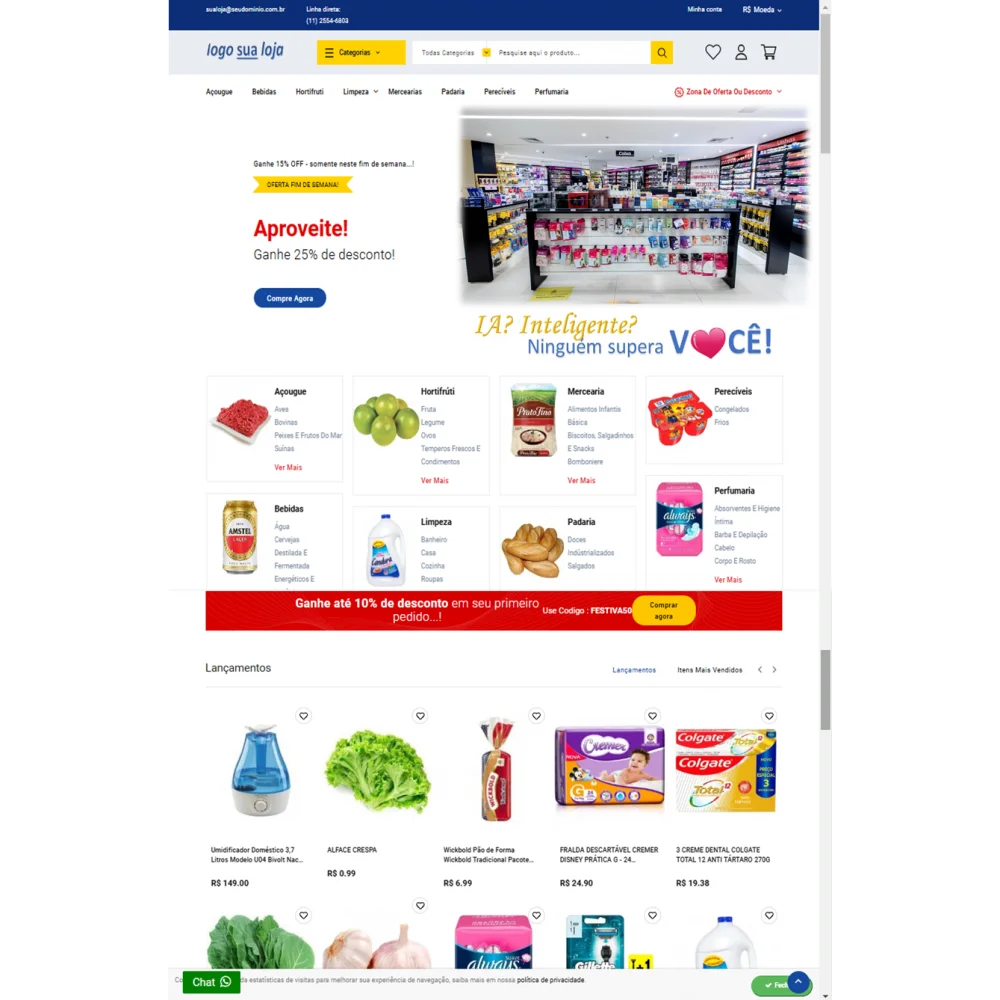 Cosméticos -  software pdvs + site pronto