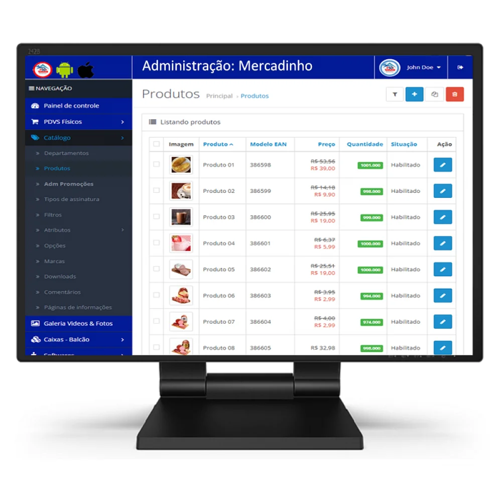 Pet shop - software pdvs + site pronto