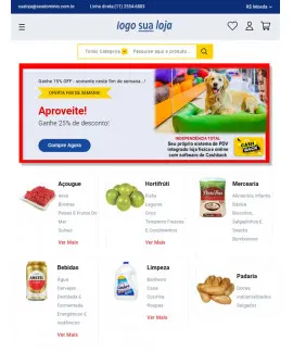 Pet shop - site pronto