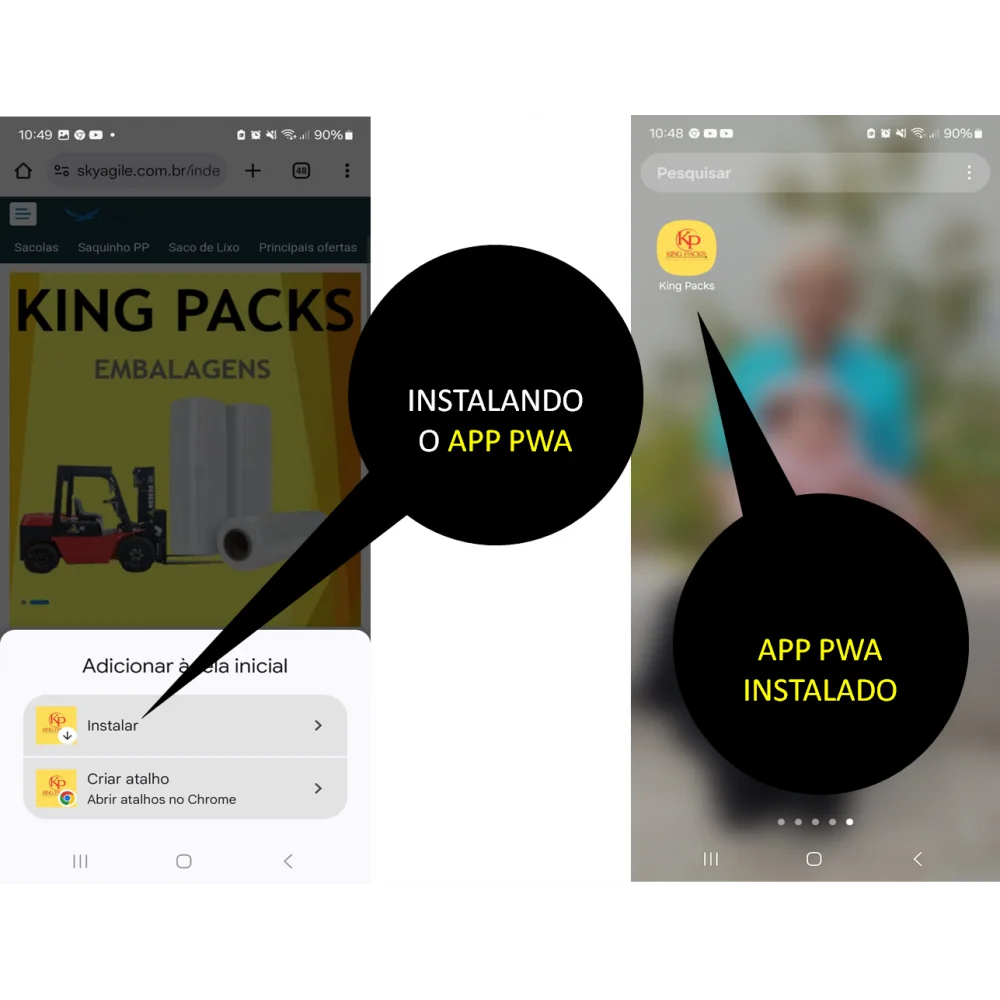 Açougues - site pronto + aplicativo pwa