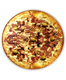 Pizza Bacon com Requeijão