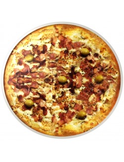 Pizza Bacon com Requeijão